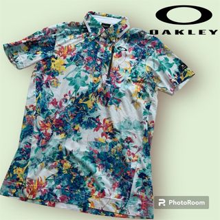 オークリー(Oakley)の♦︎美品♦︎OAKLEY 総柄シャツ スカル(ウエア)