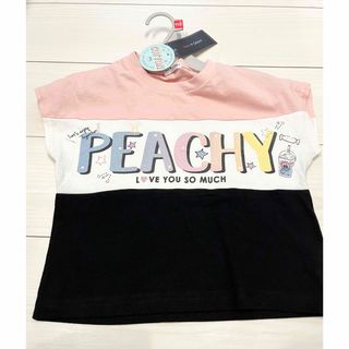新品 キッズ 女の子 半袖 ロゴ トップス 110cm 綿100%