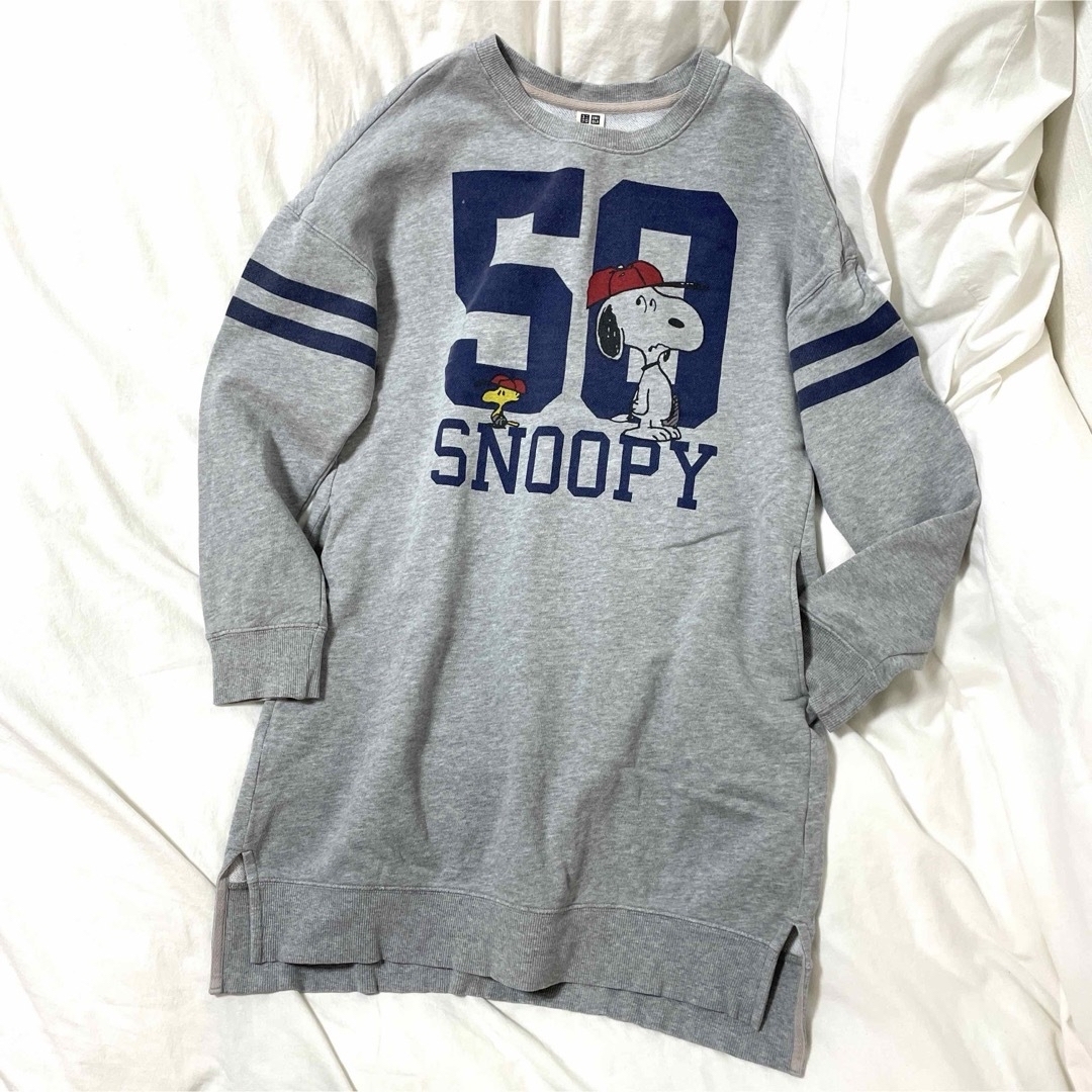 UNIQLO(ユニクロ)の【UNIQLO】BASEBALL SNOOPY＆ウッドストック トレーナー レディースのトップス(トレーナー/スウェット)の商品写真