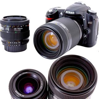 ニコン(Nikon)のiPhone スマホ転送OK Nikon D50 ダブルレンズキット #6934(デジタル一眼)