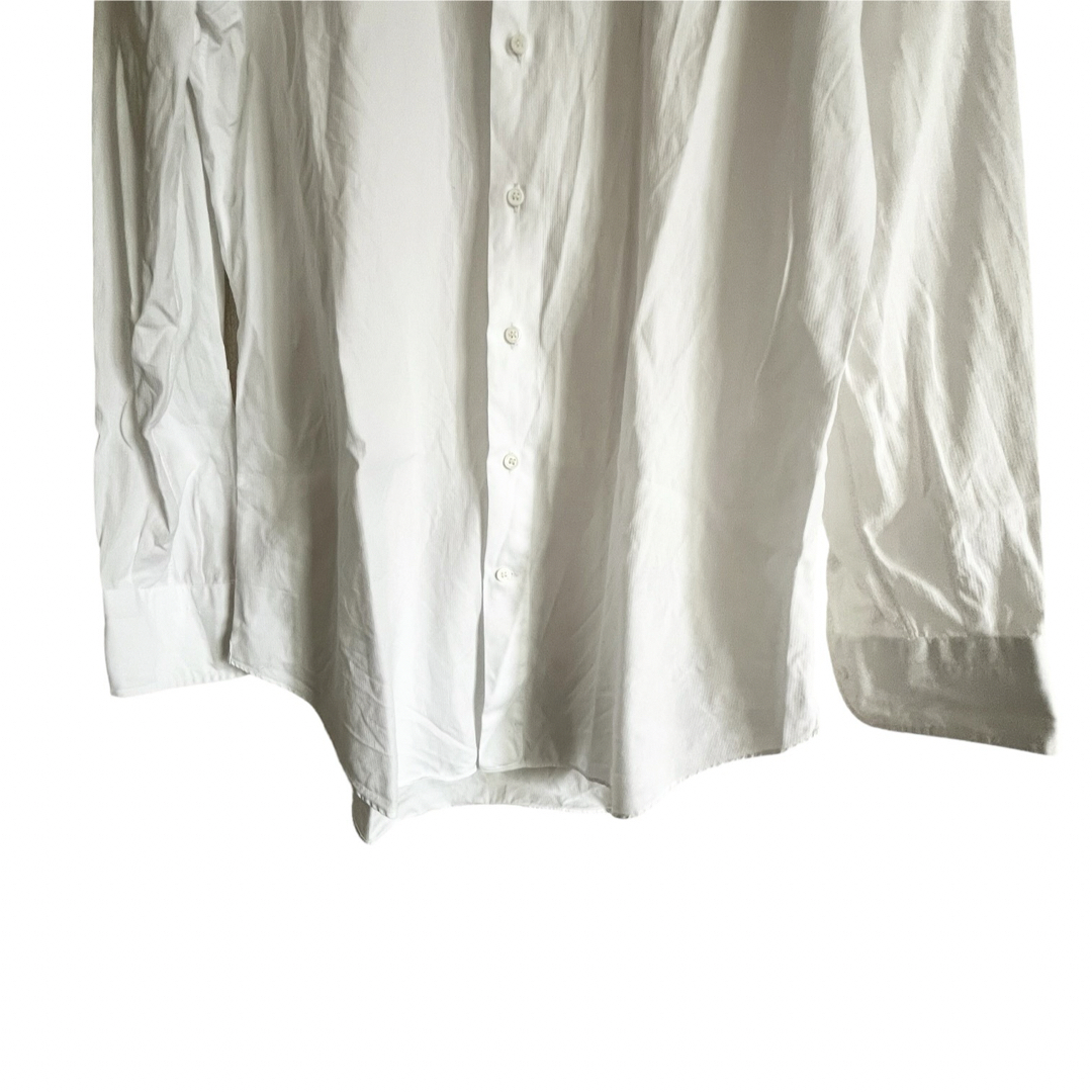 BARNEYS NEW YORK(バーニーズニューヨーク)のBARNEYS NEWYORK カジュアルシャツ ワイシャツ 白 メンズ メンズのトップス(シャツ)の商品写真