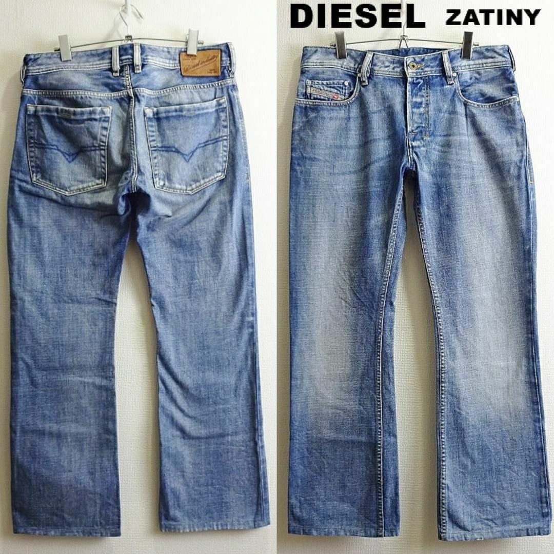 DIESEL(ディーゼル)のディーゼル　ZATINY　W82cm　ブーツカットデニム　藍青 メンズのパンツ(デニム/ジーンズ)の商品写真
