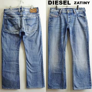 DIESEL - ディーゼル　ZATINY　W82cm　ブーツカットデニム　藍青