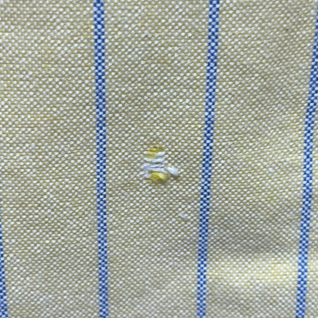 Ralph Lauren(ラルフローレン)のラルフローレン　BDシャツ 長袖 イエロー 青ストライプ 胸ポケット ポニー刺繍 メンズのトップス(シャツ)の商品写真