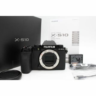 ＜＜化粧箱付き！！ショット数8,649回（ショット数ドットコム調べ）！！＞＞【美品】FUJIFILM 富士フイルム ミラーレス X-S10 ボディ F X-S10 ブラック #LE2024309