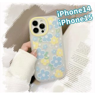 iPhoneケース  スマホ  携帯アクセサリー  パステルカラー  ︎花(iPhoneケース)