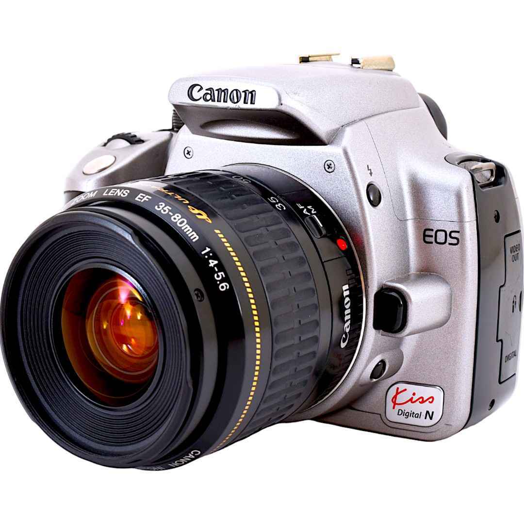 Canon(キヤノン)のiPhoneへ転送OK♪ Canon キャノン EOS Kiss N #6956 スマホ/家電/カメラのカメラ(デジタル一眼)の商品写真
