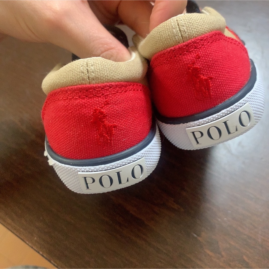 POLO RALPH LAUREN(ポロラルフローレン)のPOLO  Ralph Lauren 14センチ　キッズスリッポン　 キッズ/ベビー/マタニティのベビー靴/シューズ(~14cm)(スリッポン)の商品写真