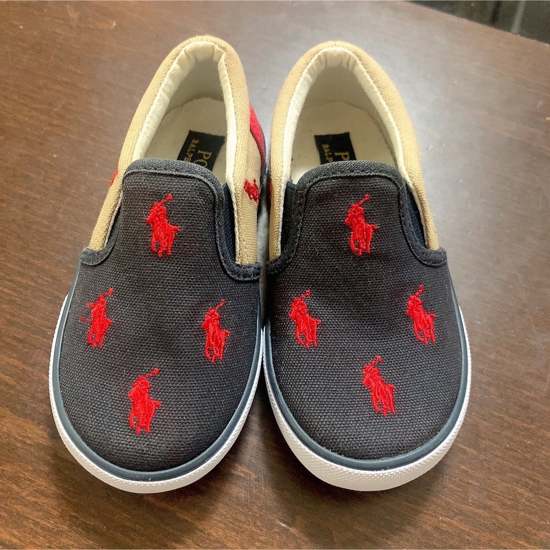 POLO RALPH LAUREN(ポロラルフローレン)のPOLO  Ralph Lauren 14センチ　キッズスリッポン　 キッズ/ベビー/マタニティのベビー靴/シューズ(~14cm)(スリッポン)の商品写真