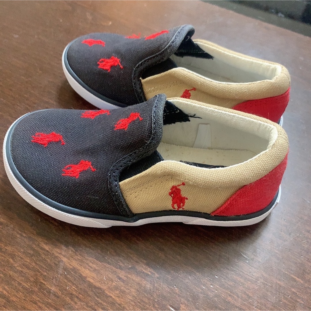 POLO RALPH LAUREN(ポロラルフローレン)のPOLO  Ralph Lauren 14センチ　キッズスリッポン　 キッズ/ベビー/マタニティのベビー靴/シューズ(~14cm)(スリッポン)の商品写真