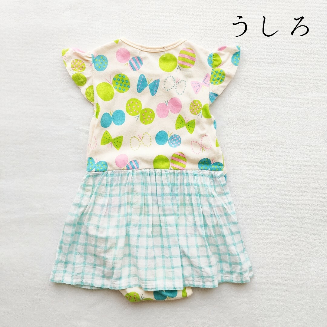 UNICA(ユニカ)のユニカ◆半袖 カバーオール 80 セット◆キッズ ベビー 女の子 ワンピース 服 キッズ/ベビー/マタニティのベビー服(~85cm)(カバーオール)の商品写真