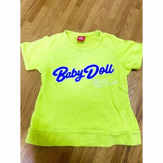 ベビードール(BABYDOLL)のベビードール　Tシャツ　イエローグリーン　120(Tシャツ/カットソー)