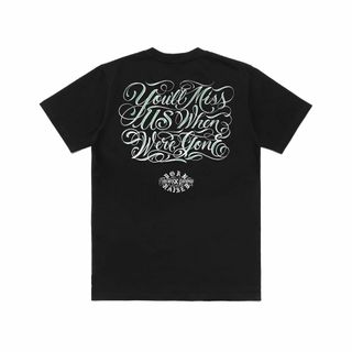 MC BORN RAISED YOU'LL MISS US TEE BLACK(Tシャツ/カットソー(半袖/袖なし))