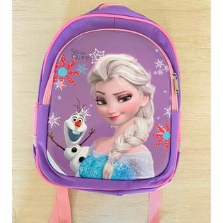 ディズニー(Disney)のディズニー　アナと雪の女王　リュック　キッズ　遠足　通園　お出かけ　パープル　紫(リュックサック)