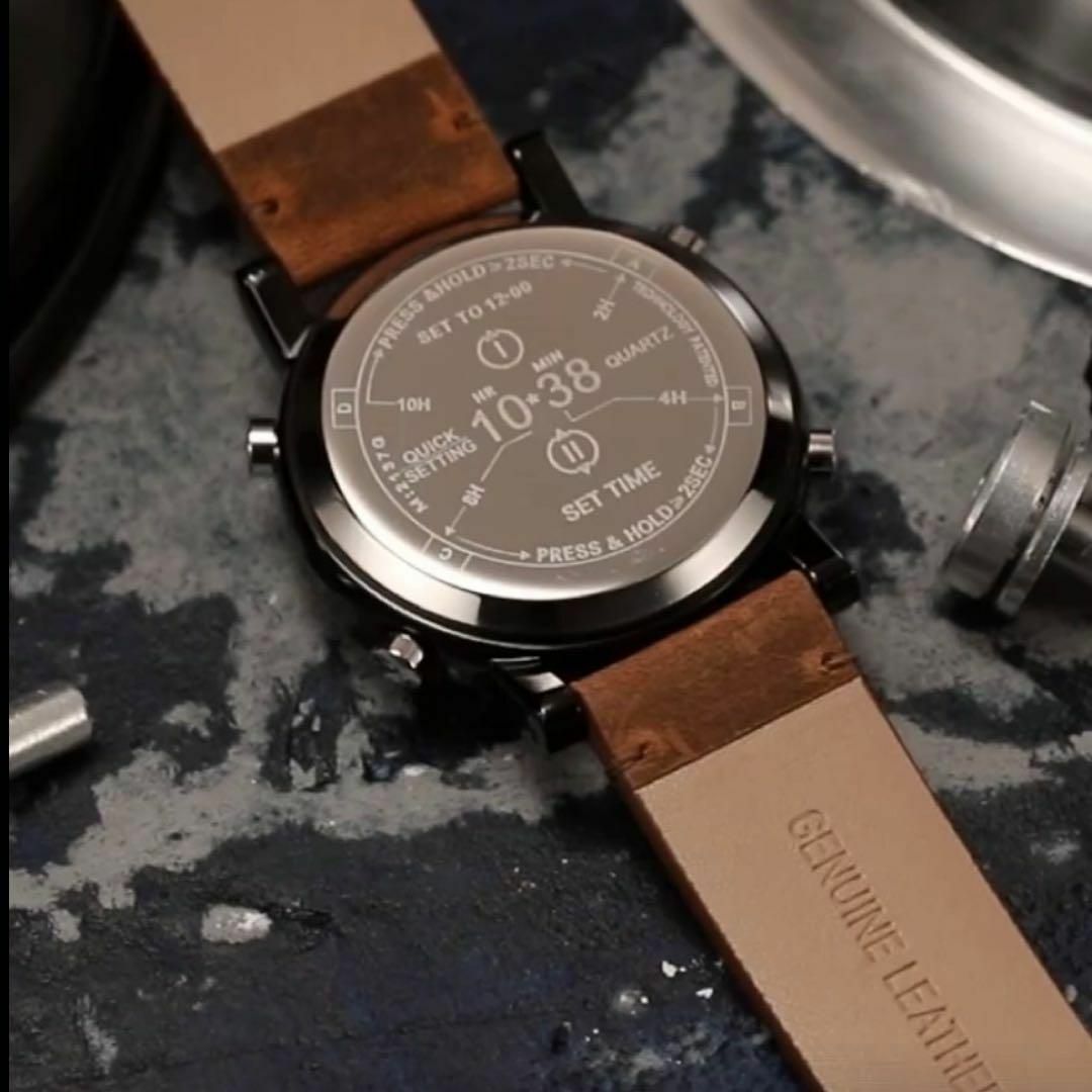 ★ ミリタリー腕時計 ★希少モデル ラグジュアリー アンティーク タコメーター メンズの時計(腕時計(アナログ))の商品写真