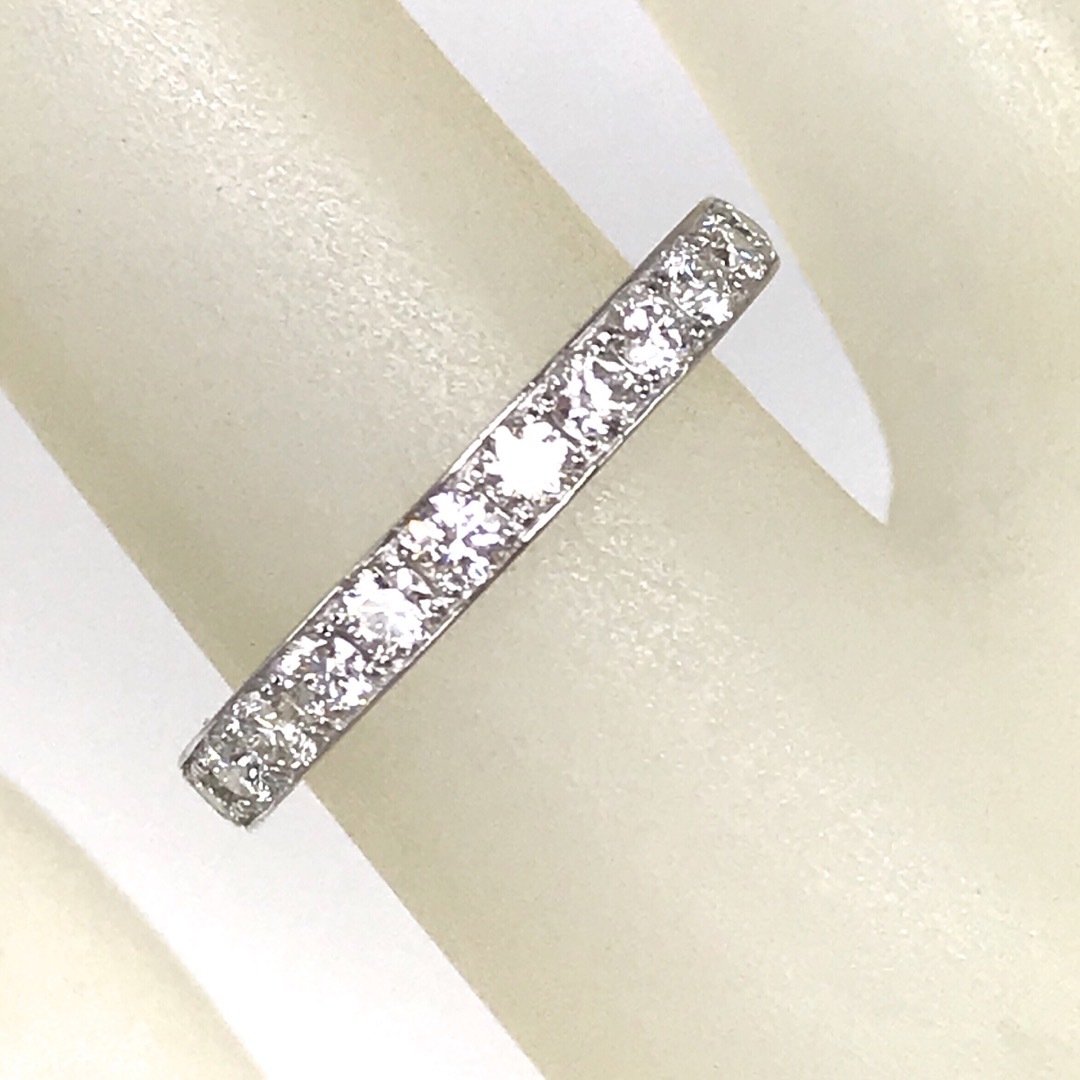 0.50ct  上質天然ダイヤモンド　PT950 エタニティリング レディースのアクセサリー(リング(指輪))の商品写真