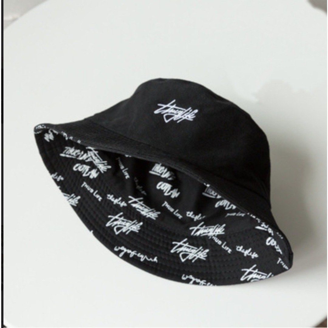 バケットハット レディース 帽子 日焼け対策 厚さ対策 黒 リバーシブル  ⑦ メンズの帽子(ハット)の商品写真