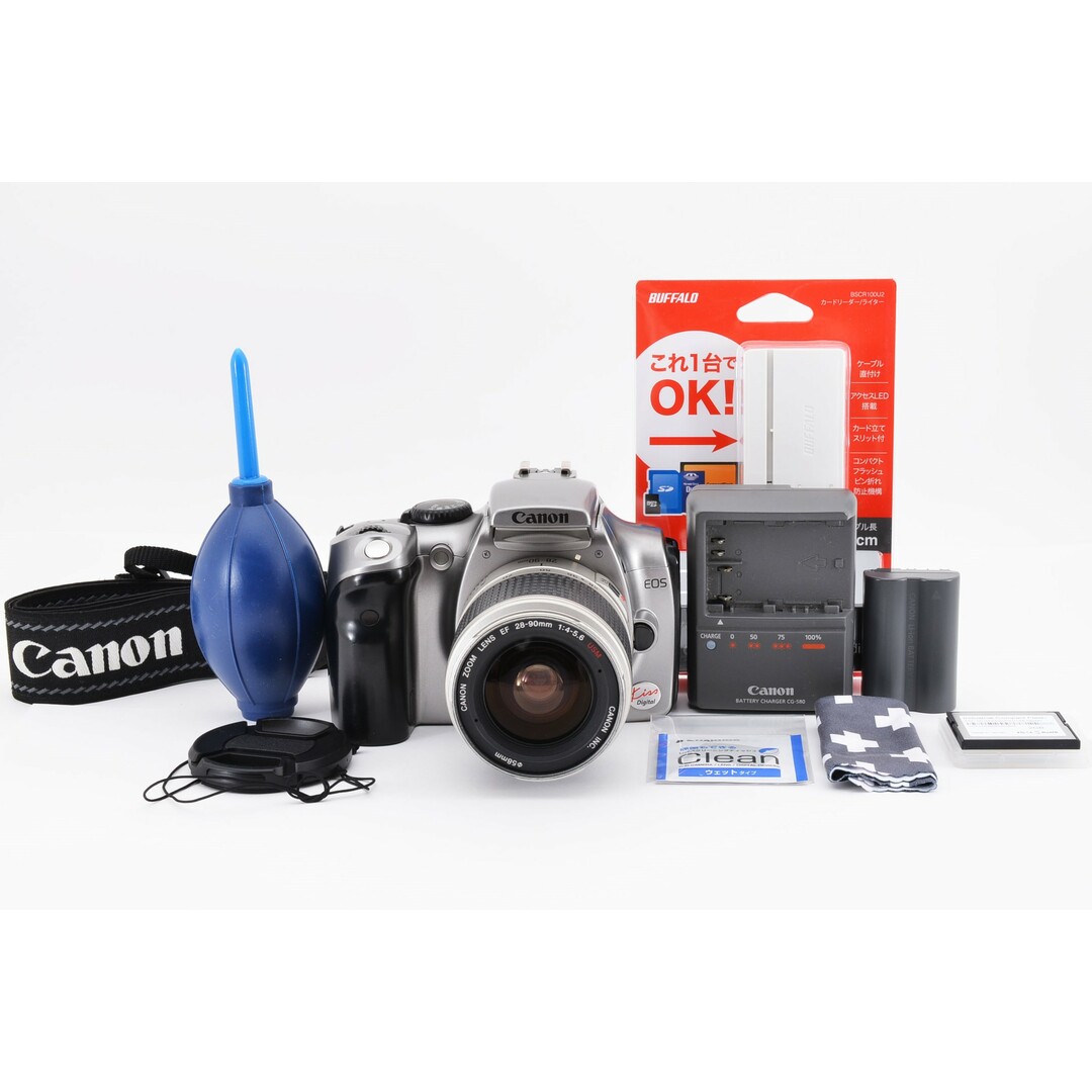 Canon(キヤノン)のCanon キャノン EOS Kiss Digital シルバー #6468 スマホ/家電/カメラのカメラ(デジタル一眼)の商品写真