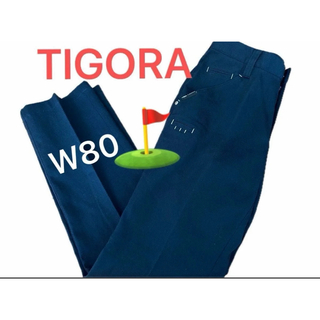 TIGORA - TIGORA ティゴラ ゴルフ パンツ メンズM ネイビー【美品】