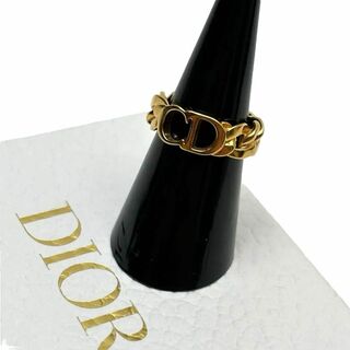 クリスチャンディオール(Christian Dior)のDior CD ロゴ 指輪 リング ゴールド カラー M サイズ 化粧箱 付(その他)