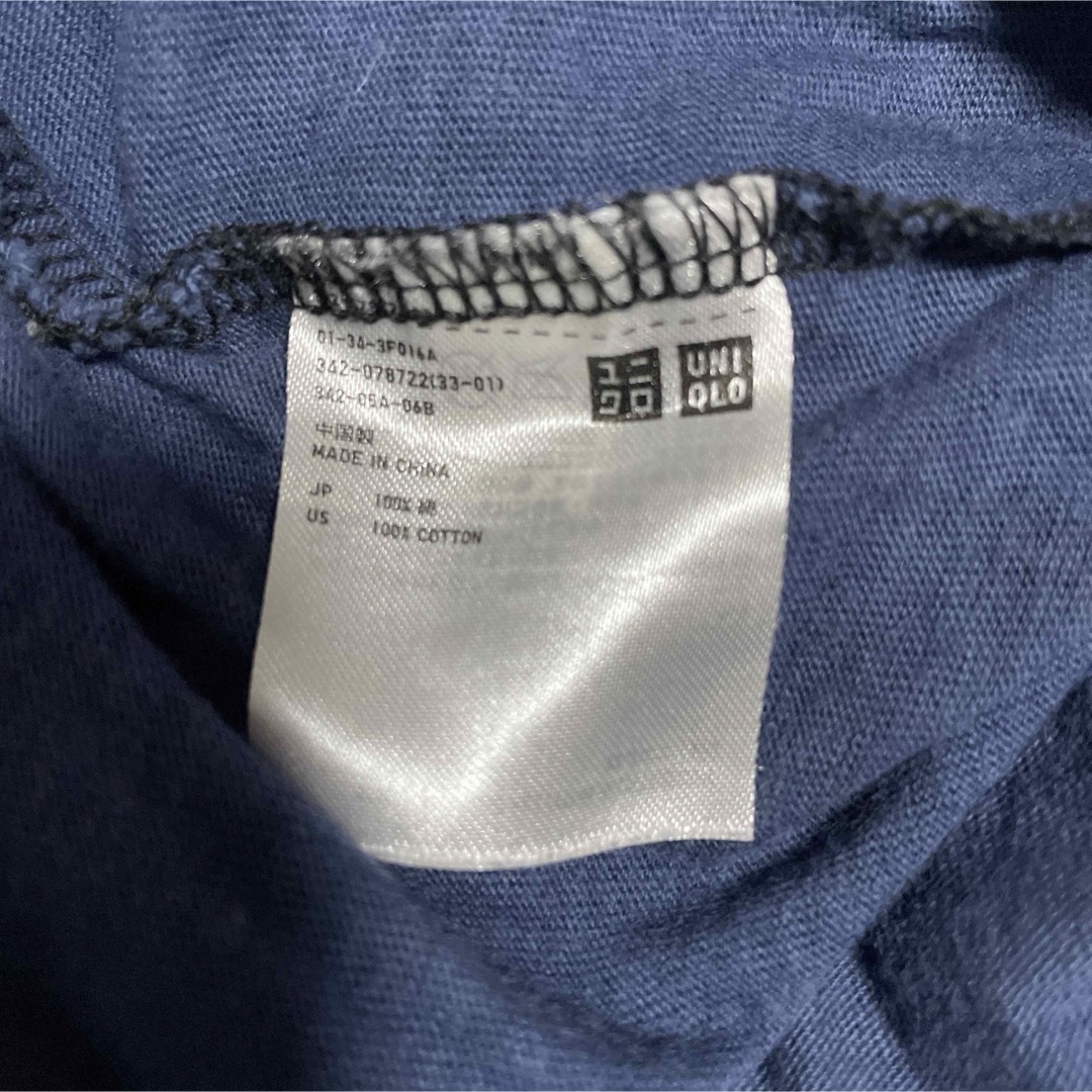 UNIQLO(ユニクロ)のUNIQLO ユニクロ　ボーダー　長袖シャツ　ロンT   S メンズのトップス(Tシャツ/カットソー(七分/長袖))の商品写真