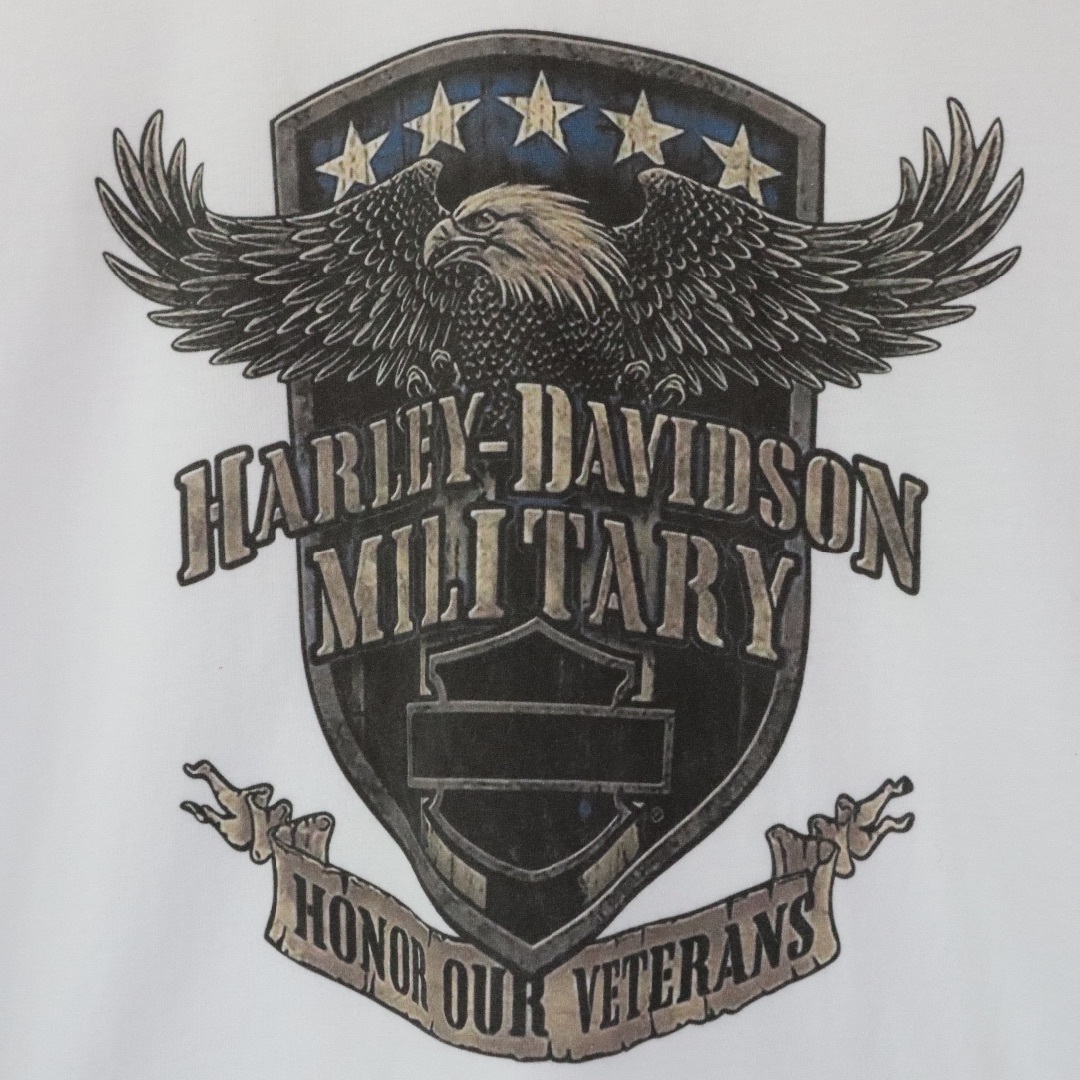 Harley Davidson(ハーレーダビッドソン)の【大人気】ハーレーダビッドソン／Tシャツ　ビッグロゴ　鷹　イーグル　ストリート メンズのトップス(Tシャツ/カットソー(半袖/袖なし))の商品写真