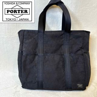 ポーター(PORTER)の美品✨　PORTER HYBRD ポーター ハイブリッド トートバック 黒(トートバッグ)