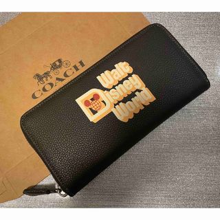 コーチ(COACH)のCOACH  コーチ　ディズニー　コラボ　ミッキー　長財布　ブラック　未使用品(財布)