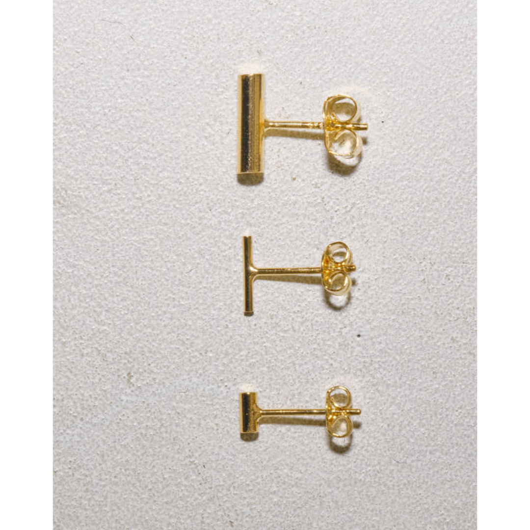 TODAYFUL(トゥデイフル)のTODAYFUL Mini Bar Pierce ピアス3個セット ゴールド レディースのアクセサリー(ピアス)の商品写真