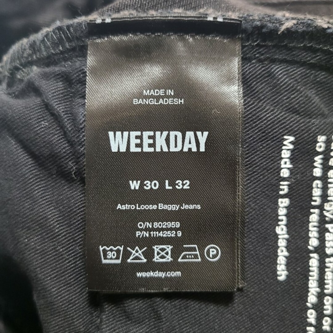 【新品】WEEKDAY Astro Loose Baggy Jeans 30 メンズのパンツ(デニム/ジーンズ)の商品写真