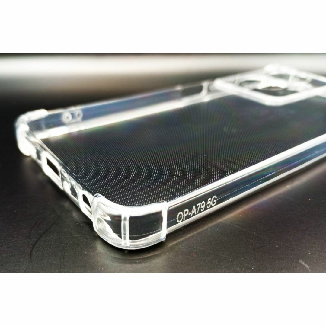 OPPO A79 5G スケルトン TPU スマホケース スマホ/家電/カメラのスマホアクセサリー(Androidケース)の商品写真