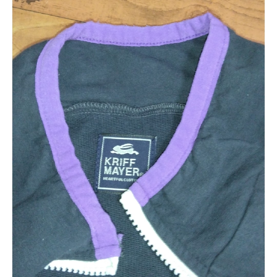 KRIFF MAYER(クリフメイヤー)のクリフメイヤー　ハーフジップ長袖トップス　160 GU　UNIQLO キッズ/ベビー/マタニティのキッズ服男の子用(90cm~)(Tシャツ/カットソー)の商品写真