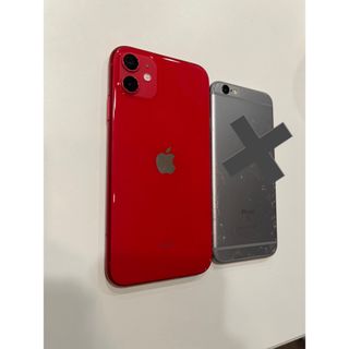 アイフォーン(iPhone)のiPhone11 レッド(スマートフォン本体)