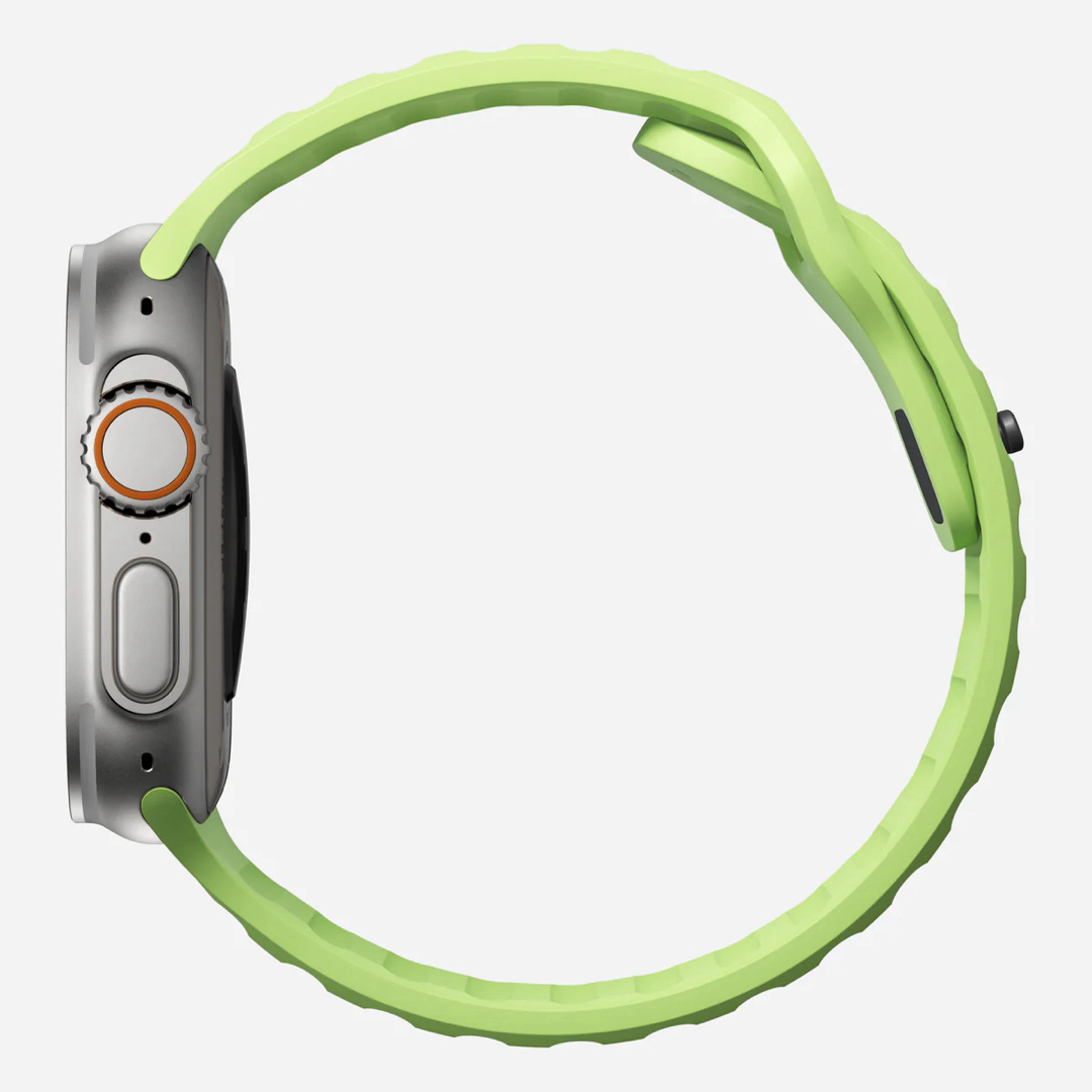 Apple Watch(アップルウォッチ)のNOMAD 限定スポーツバンド glow 45mm AppleWatch スマホ/家電/カメラのスマホアクセサリー(その他)の商品写真