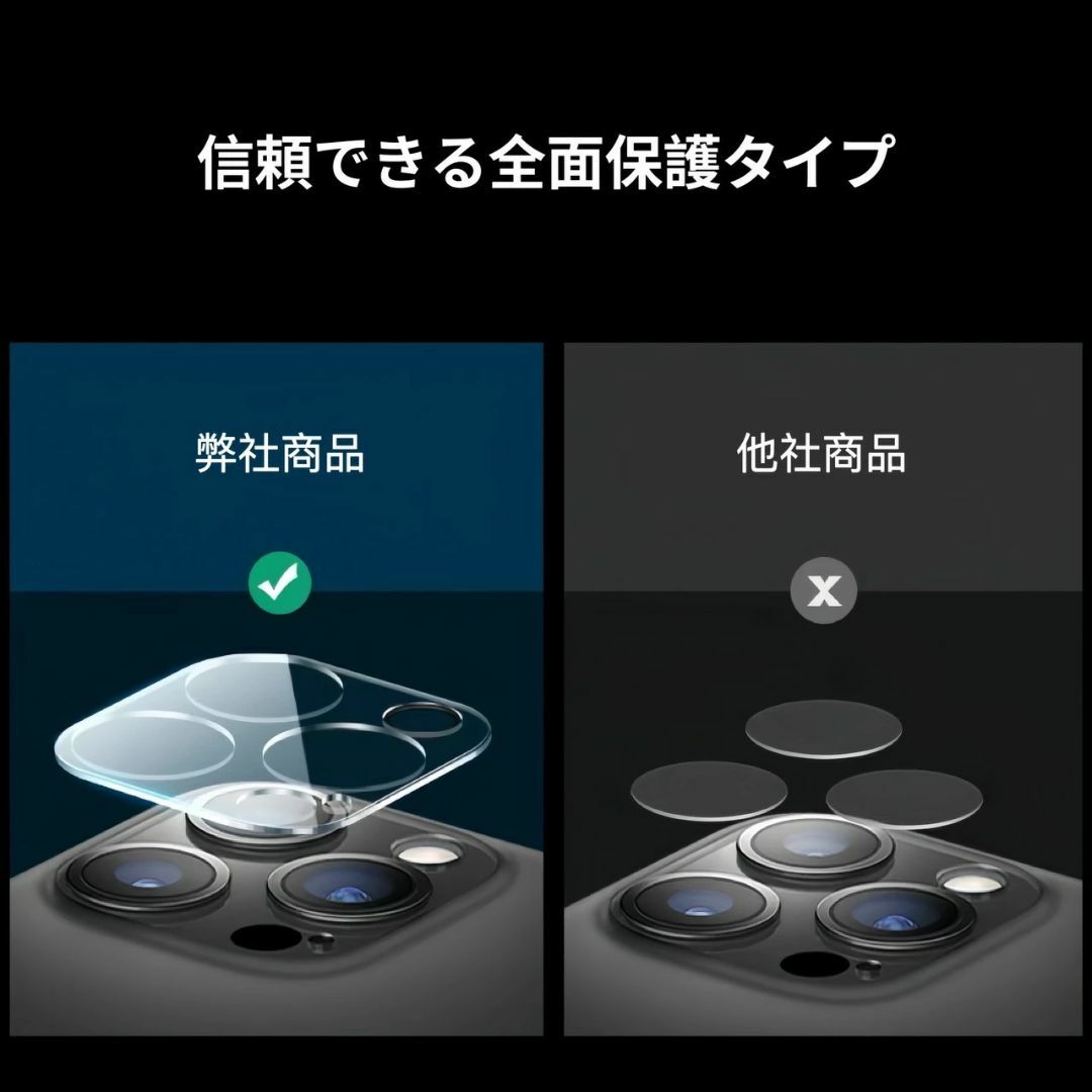 iPhone13 Pro iPhone13 Pro Max カメラカバー レンズ スマホ/家電/カメラのスマホアクセサリー(保護フィルム)の商品写真