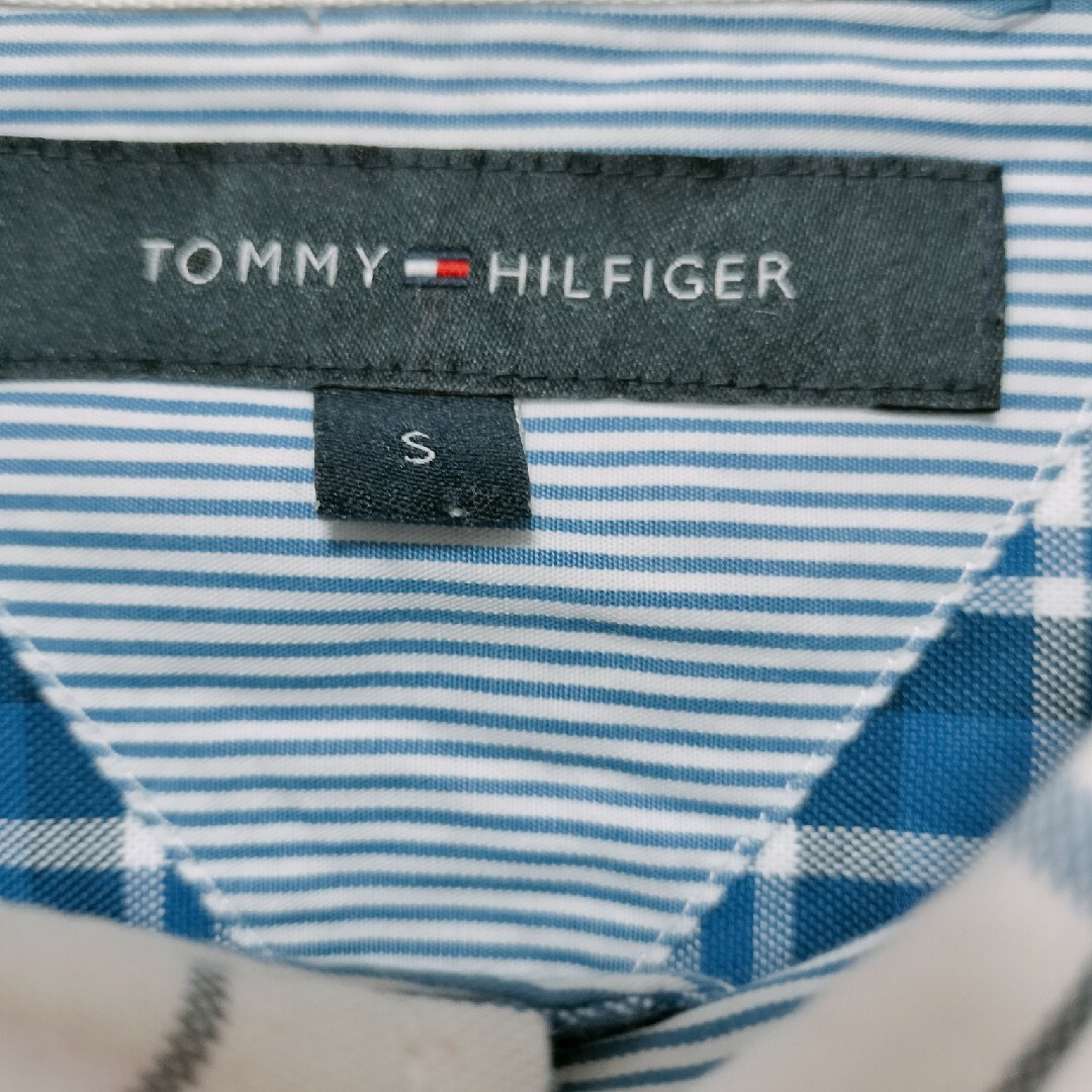 TOMMY HILFIGER(トミーヒルフィガー)のトミーヒルフィガー　チェックシャツ　七分袖 メンズのトップス(シャツ)の商品写真