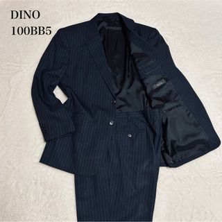 メンズスーツ セットアップ　DINO  100BB5  M  ネイビーストライプ(セットアップ)