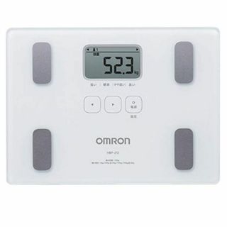 ★OMRON★ 体組成計 乗るだけON 100g単位で測定 正確性◎(体重計/体脂肪計)