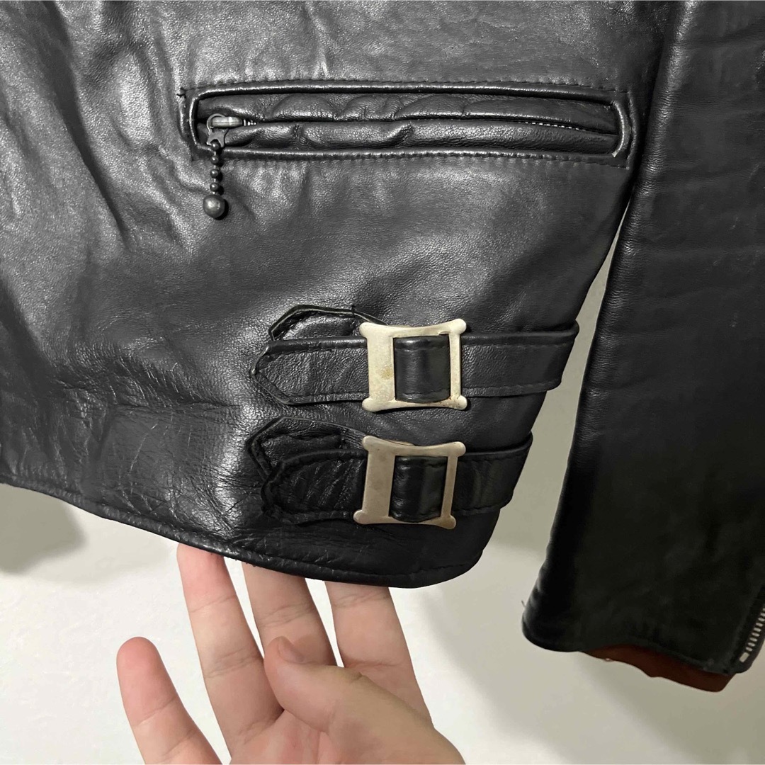 Lewis Leathers(ルイスレザー)の【超美品】60s highwayman ハイウェイマン　manila マニラ　 メンズのジャケット/アウター(ライダースジャケット)の商品写真