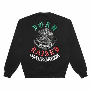 MR CARTOON BORN RAISED BANDERA CREWNECK(スウェット)