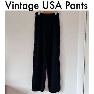 ヴィンテージ(VINTAGE)の【Vintage】スラックス パンツ USA 80' used 古着(カジュアルパンツ)