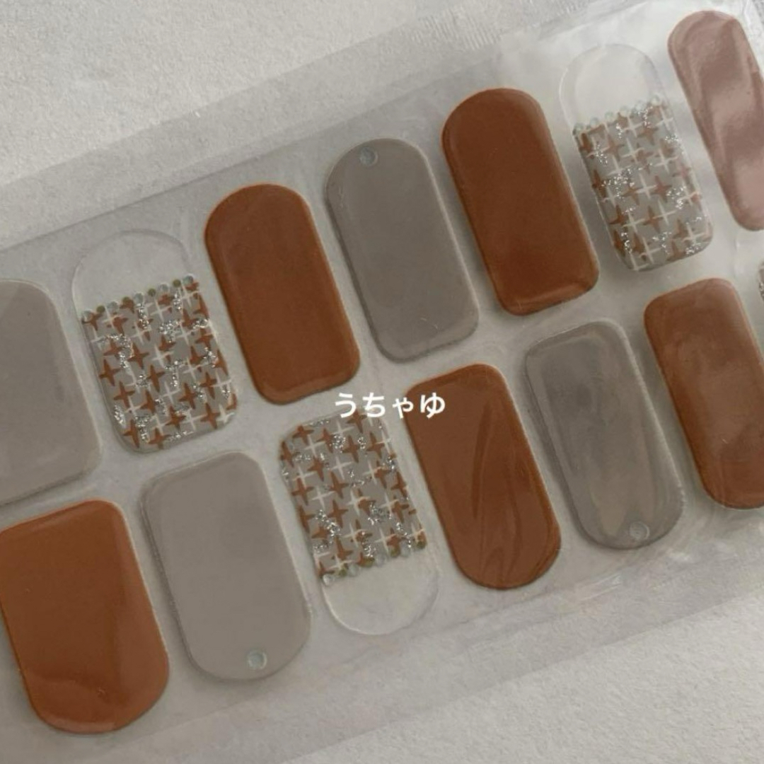 ジェルネイルシール　ハンド　PDD-029 ✿︎ 3枚以上からミニヤスリ付き コスメ/美容のネイル(ネイル用品)の商品写真