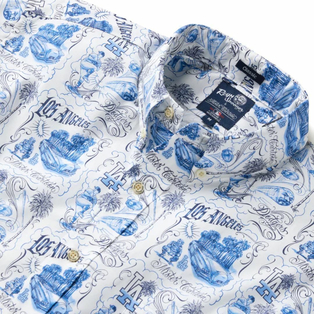 Reyn Spooner(レインスプーナー)のMR CARTOON REYN SPOONER LA DODGERS SHIRT メンズのトップス(シャツ)の商品写真