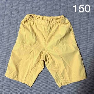 無印良品　キッズハーフパンツ　黄　150