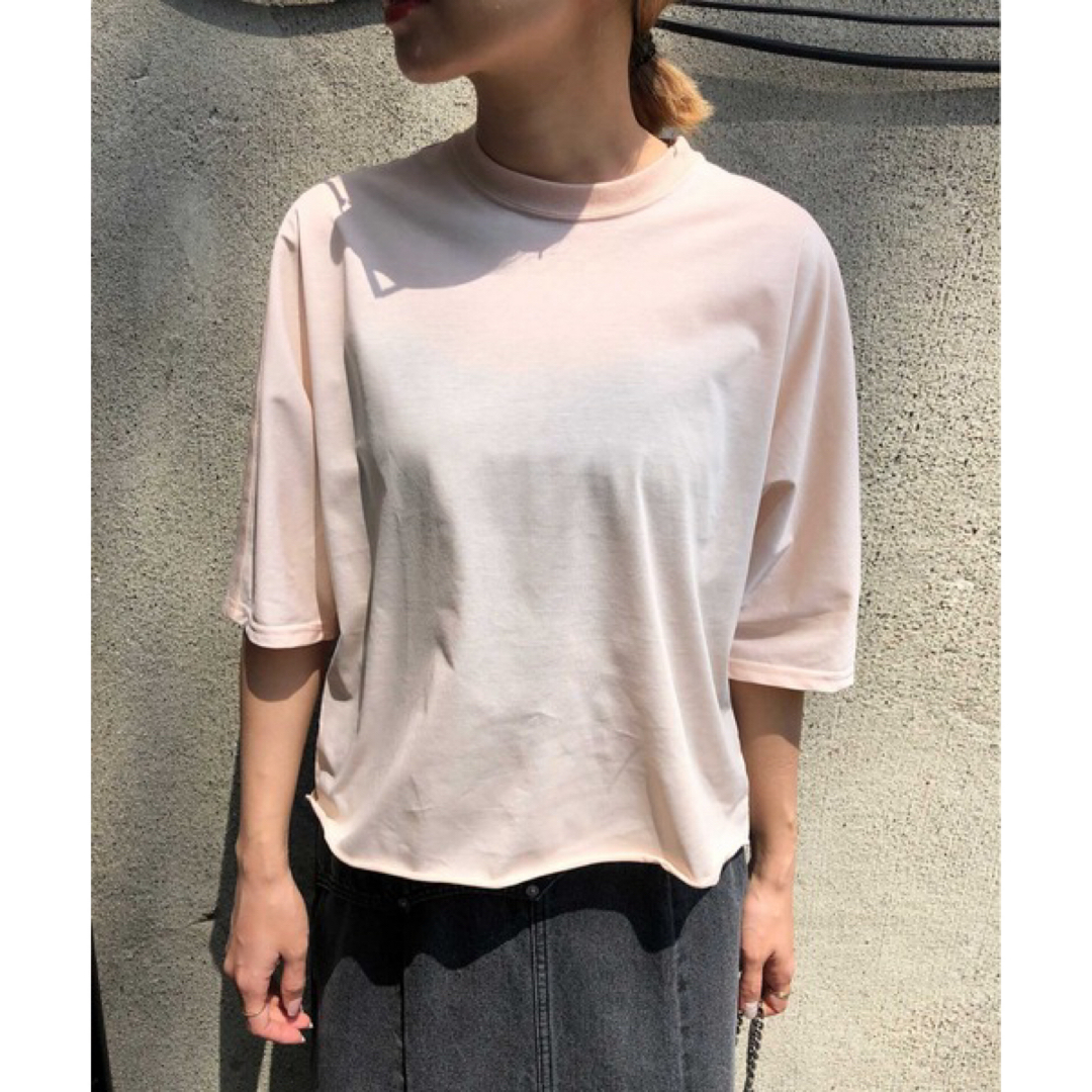 Ameri VINTAGE(アメリヴィンテージ)の【Ameri】BACK DETAIL TEE Tシャツ 半袖 春夏 カットソー レディースのトップス(Tシャツ(半袖/袖なし))の商品写真