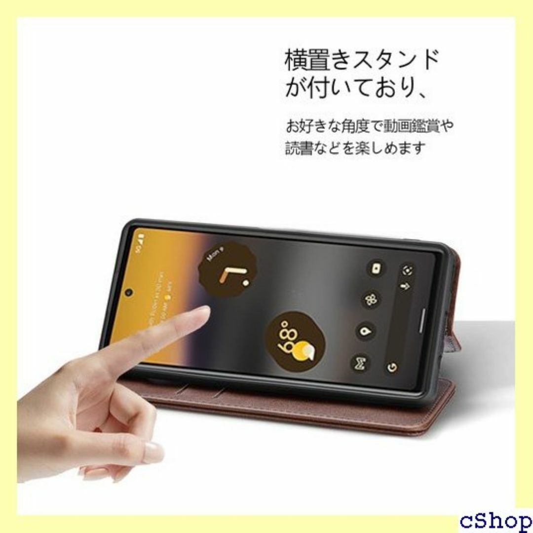 Pixel 6A ケース 手帳型 ぴくせる 6a スマホケ 式 ブラウン 492 スマホ/家電/カメラのスマホ/家電/カメラ その他(その他)の商品写真