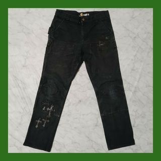 Chrome Hearts - Carhartt（W33 / 84cm）ダブルニー　クロスパッチカスタム