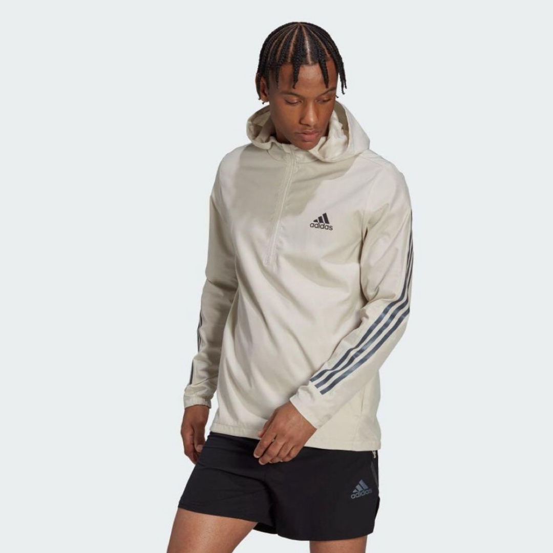 adidas(アディダス)の美品【adidas】ランニングジャージ Mサイズ  メンズのトップス(ジャージ)の商品写真