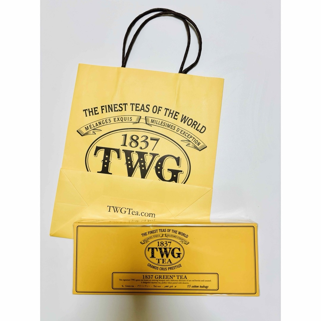 【未開封 】TWG ティーバッグ  紅茶 GREEN TEA 食品/飲料/酒の飲料(茶)の商品写真