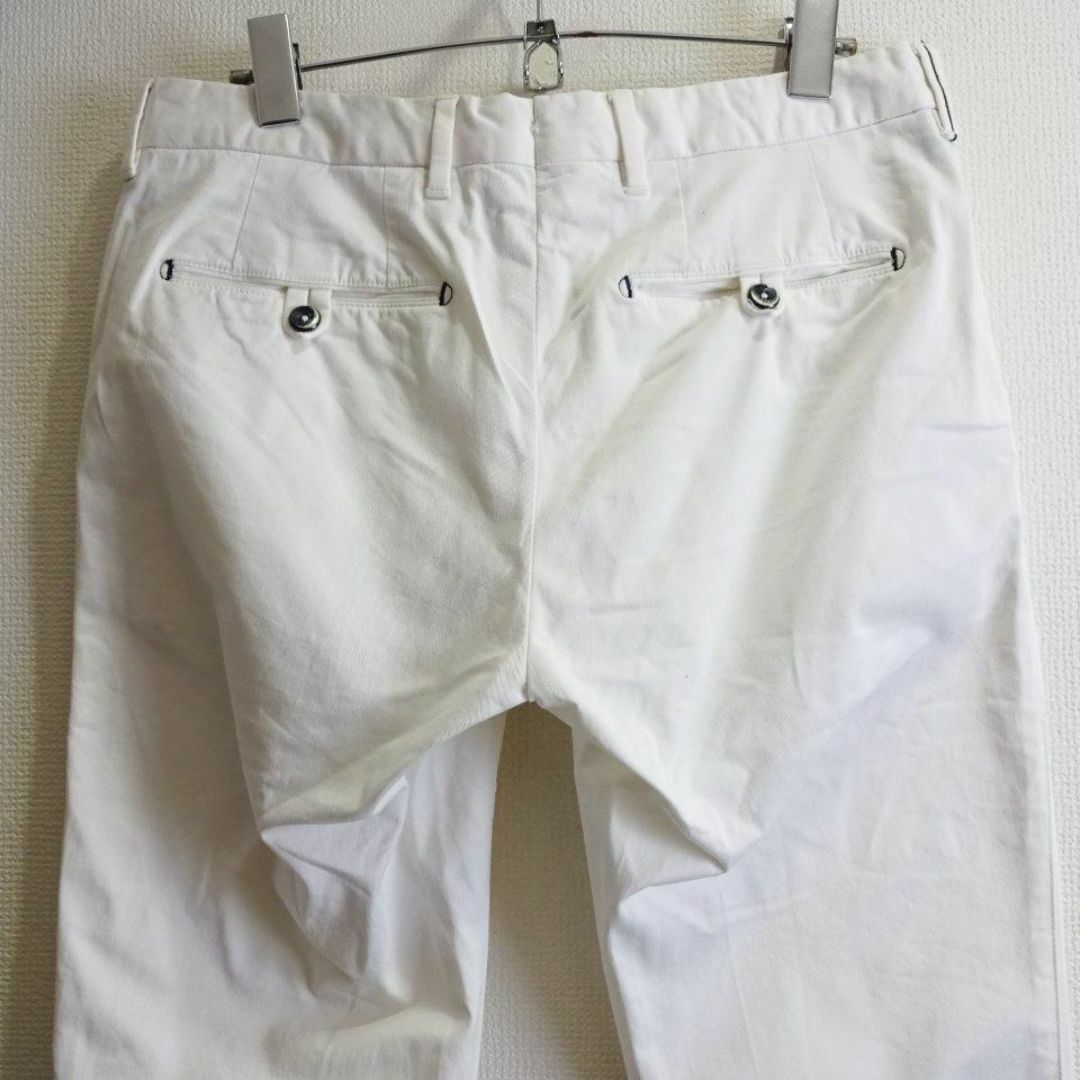 PT01(ピーティーゼロウーノ)のPT01　BAHIA　スキニーフィットパンツ　W79cm　ストレッチ　ホワイト メンズのパンツ(スラックス)の商品写真